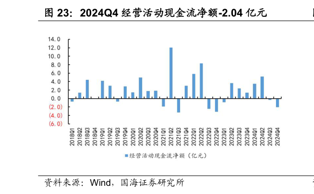 如何了解2024Q4 经营活动现金流净额-2.04 亿元