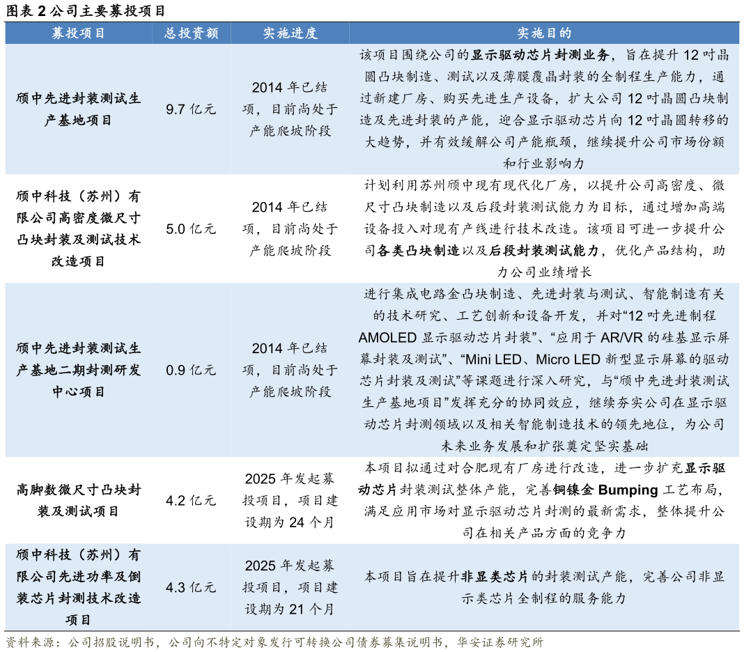 咨询大家公司主要募投项目?