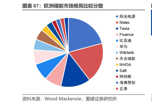 谁能回答欧洲储能市场格局比较分散