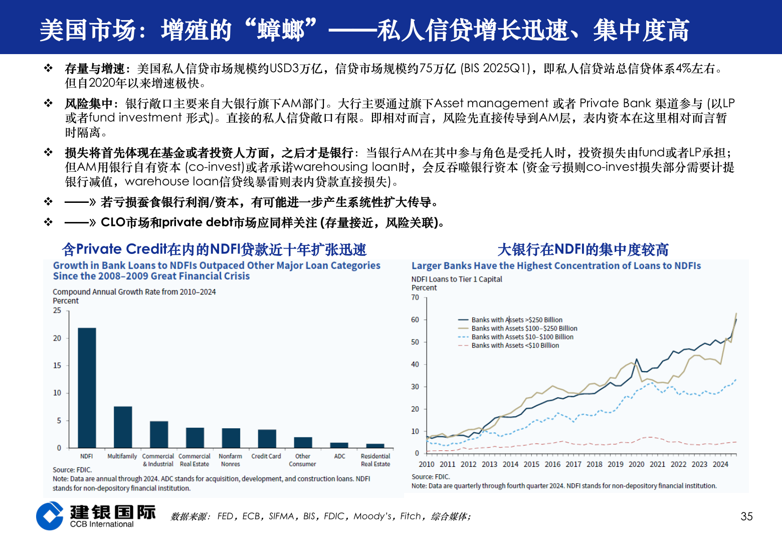 谁能回答美国市场：增殖的“蟑螂”——私人信贷增长迅速、集中度高