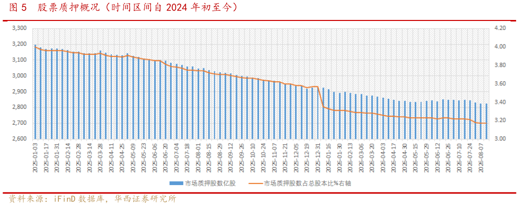 如何了解股票质押概况（时间区间自 2024 年初至今）