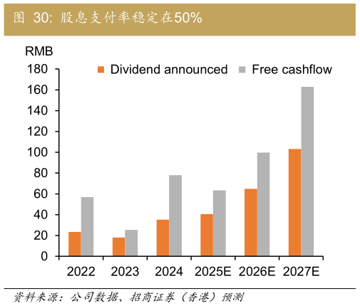 我想了解一下股息支付率稳定在50%