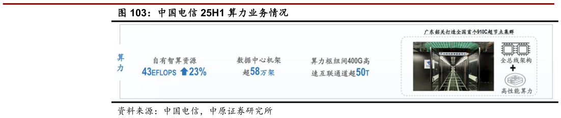 如何看待中国电信 25H1 算力业务情况?