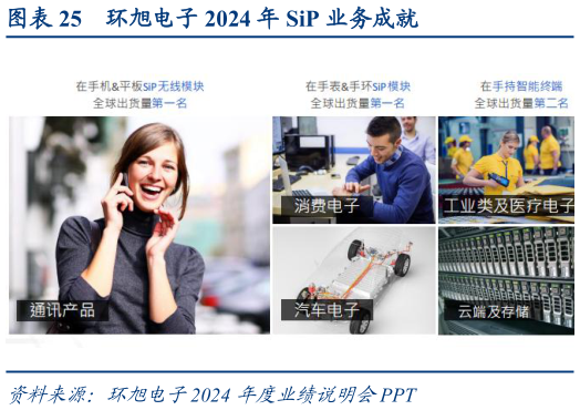 咨询下各位环旭电子 2024 年 SiP 业务成就?