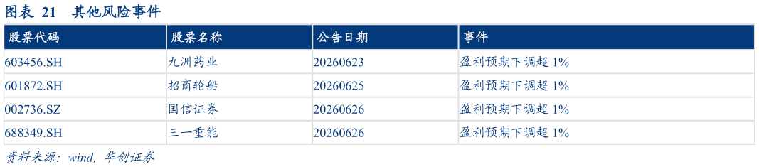 各位网友请教一下其他风险事件?