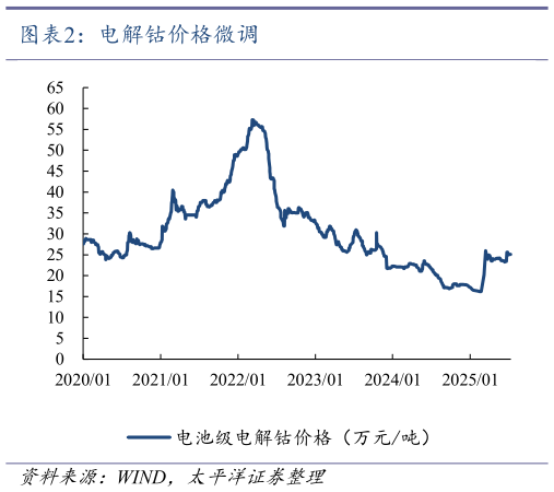 我想了解一下电解钴价格微调