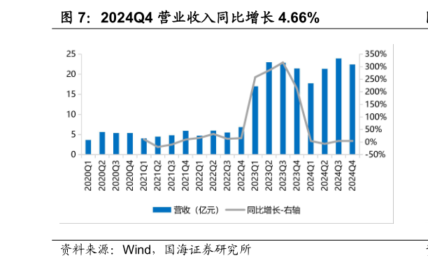 咨询大家2024Q4 营业收入同比增长 4.66%