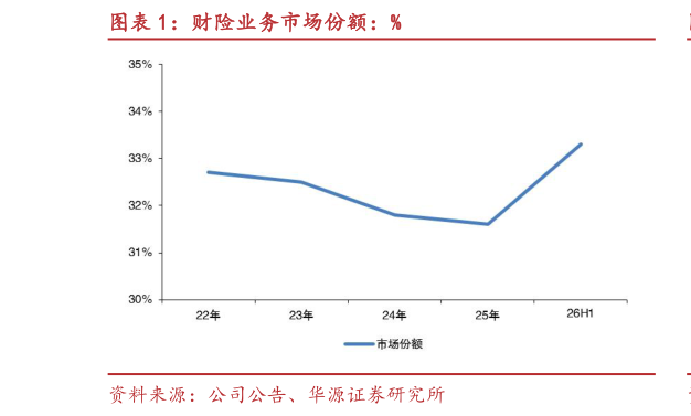 请问一下财险业务市场份额：%