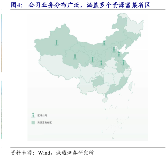 我想了解一下公司业务分布广泛，涵盖多个资源富集省区