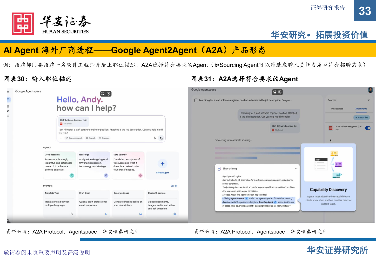 谁知道AI Agent 海外厂商进程——Google Agent2Agent（A2A）产品形态?