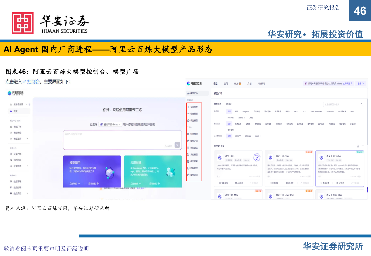 你知道AI Agent 国内厂商进程——阿里云百炼大模型产品形态?