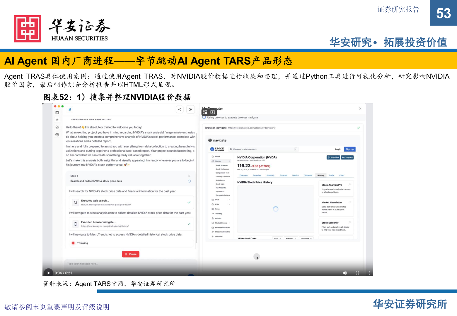 想关注一下AI Agent 国内厂商进程——字节跳动AI Agent TARS产品形态?