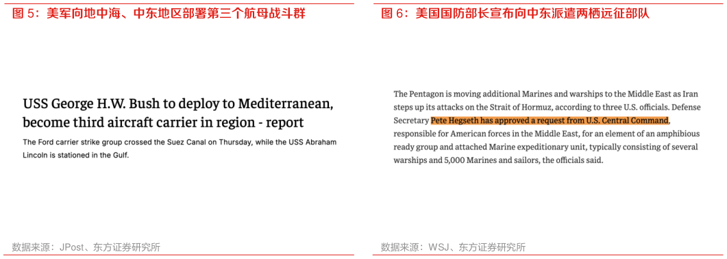 想关注一下美国国防部长宣布向中东派遣两栖远征部队?