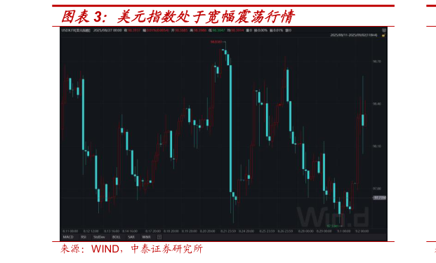 各位网友请教一下美元指数处于宽幅震荡行情