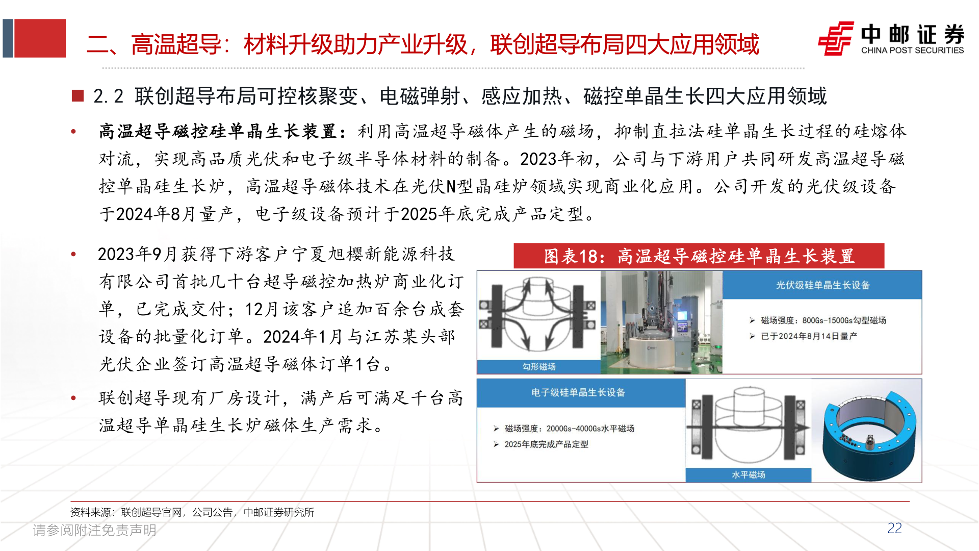 如何才能二、高温超导：材料升级助力产业升级，联创超导布局四大应用领域