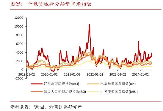 如何看待干散货运输分船型市场指数?