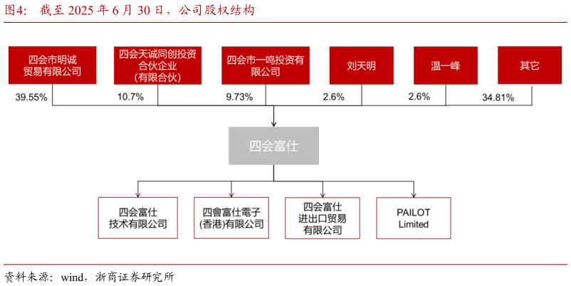 各位网友请教一下截至 2025 年 6 月 30 日，公司股权结构