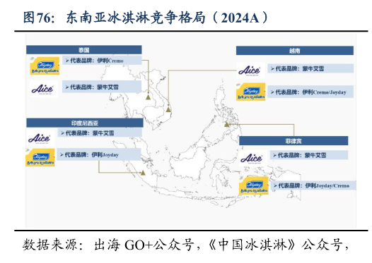 如何才能东南亚冰淇淋竞争格局（2024A）