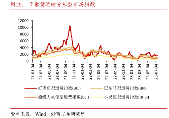 如何看待干散货运输分船型市场指数?