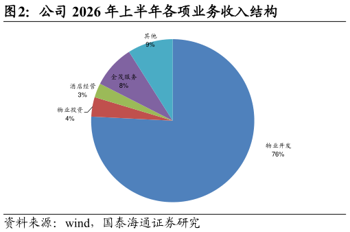如何了解公司 2026 年上半年各项业务收入结构