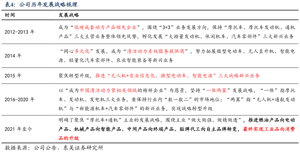 如何了解公司历年发展战略梳理?