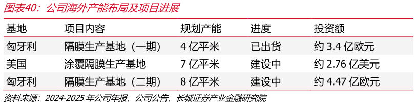 如何看待公司海外产能布局及项目进展