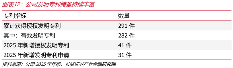 各位网友请教一下公司发明专利储备持续丰富