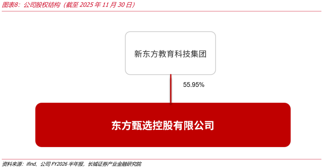 如何解释公司股权结构（截至2025年11月30日）