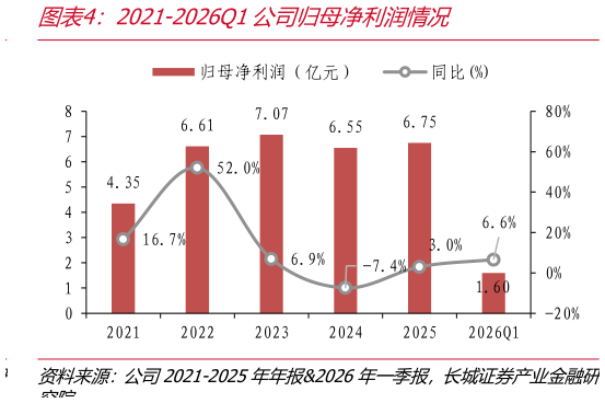 如何才能2021-2026Q1公司归母净利润情况