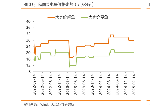 各位网友请教一下我国淡水鱼价格走势（元公斤）?