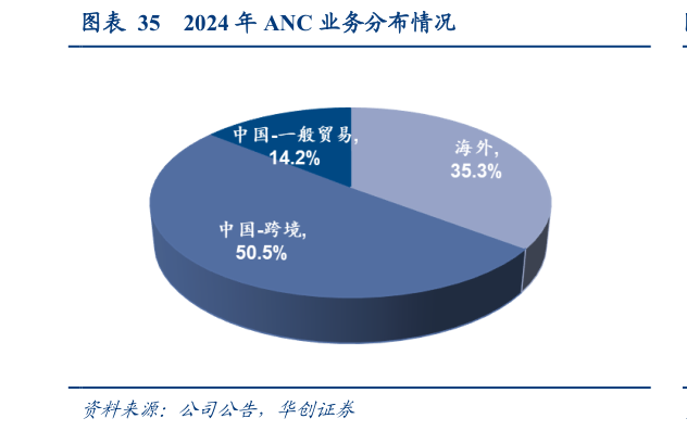 一起讨论下2024 年 ANC 业务分布情况
