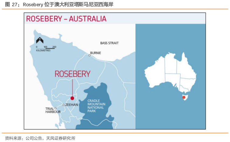如何了解Rosebery 位于澳大利亚塔斯马尼亚西海岸