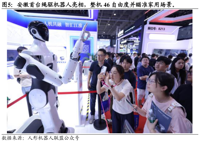 如何了解安徽首台绳驱机器人亮相，整机 46 自由度并瞄准家用场景。