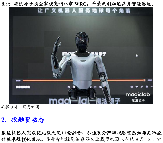 请问一下魔法原子携全家族亮相北京 WRC，千景共创加速具身智能落地。