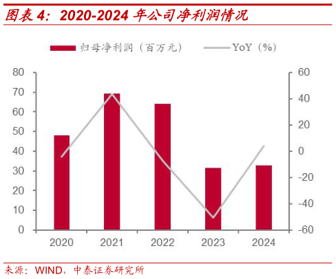 咨询下各位2020-2024 年公司净利润情况