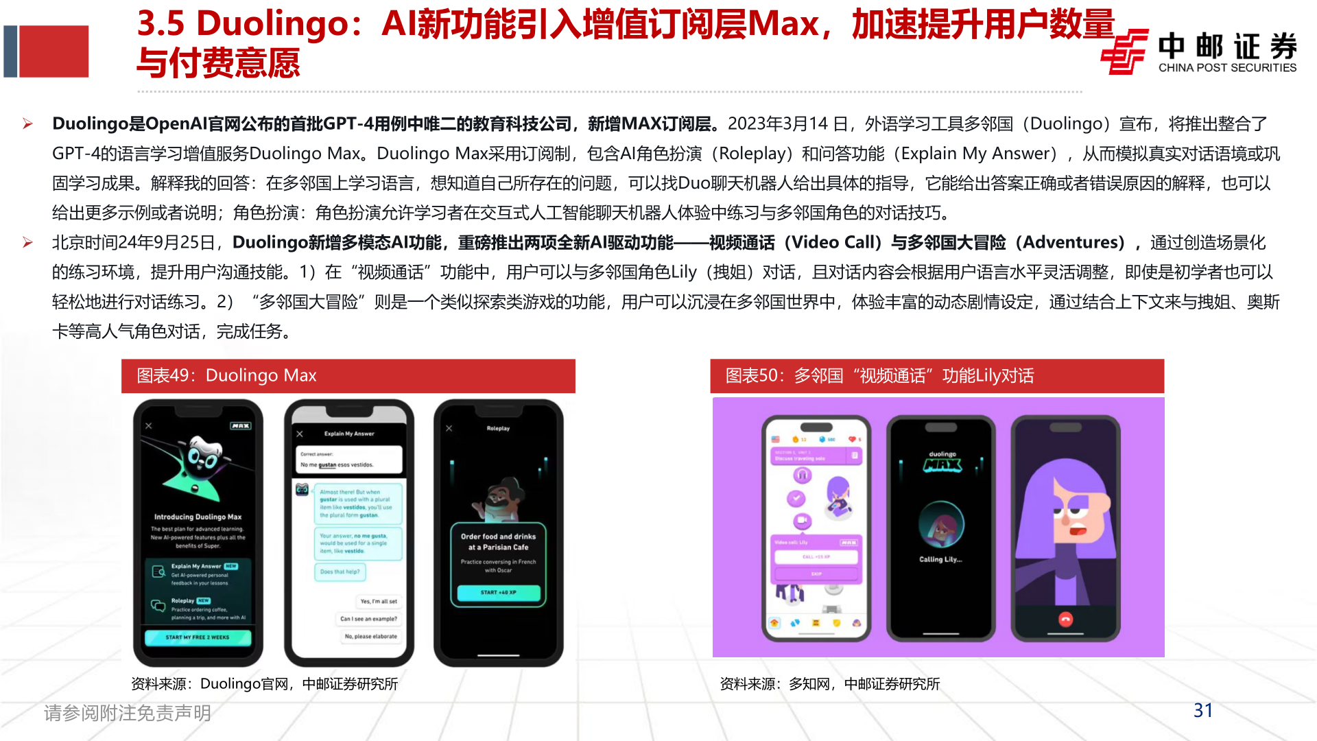 谁知道3.5 Duolingo：AI新功能引入增值订阅层Max，加速提升用户数量