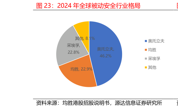 各位网友请教一下2024 年全球被动安全行业格局