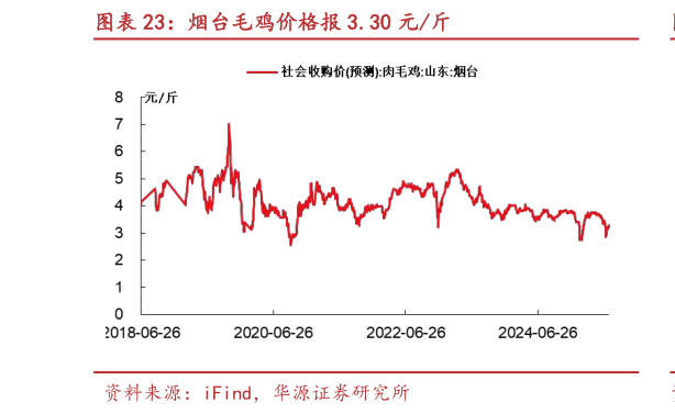 咨询下各位烟台毛鸡价格报 3.30 元斤?