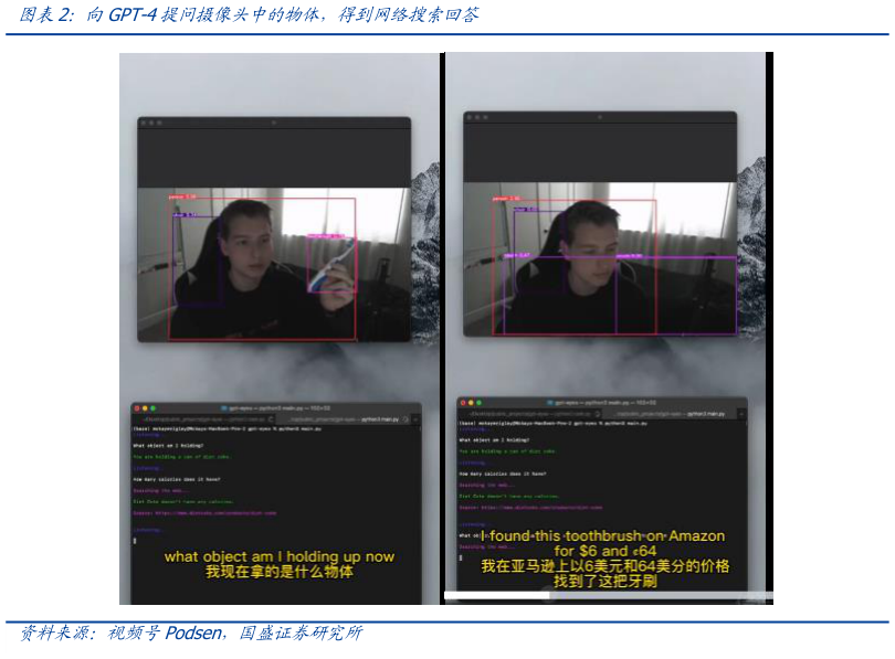 一起讨论下向GPT-4提问摄像头中的物体，得到网络搜索回答