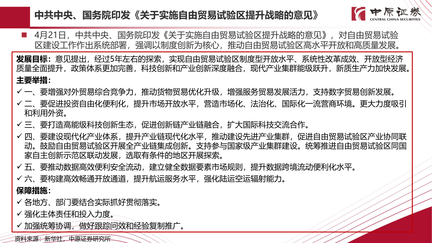 一起讨论下中共中央、国务院印发《关于实施自由贸易试验区提升战略的意见》
