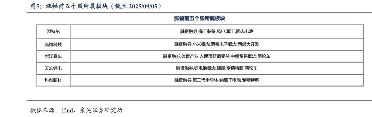 如何解释涨幅前五个股所属板块（截至 20250905）