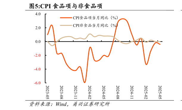 怎样理解CPI 食品项与非食品项