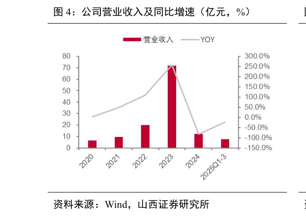 谁知道公司营业收入及同比增速（亿元，%）