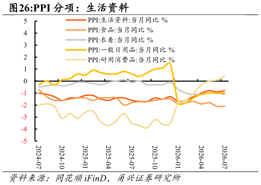 想问下各位网友PPI 分项：生活资料