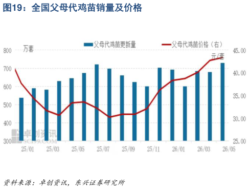 谁能回答全国父母代鸡苗销量及价格?