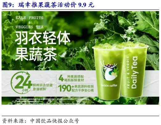 如何了解瑞幸推果蔬茶活动价 9.9 元