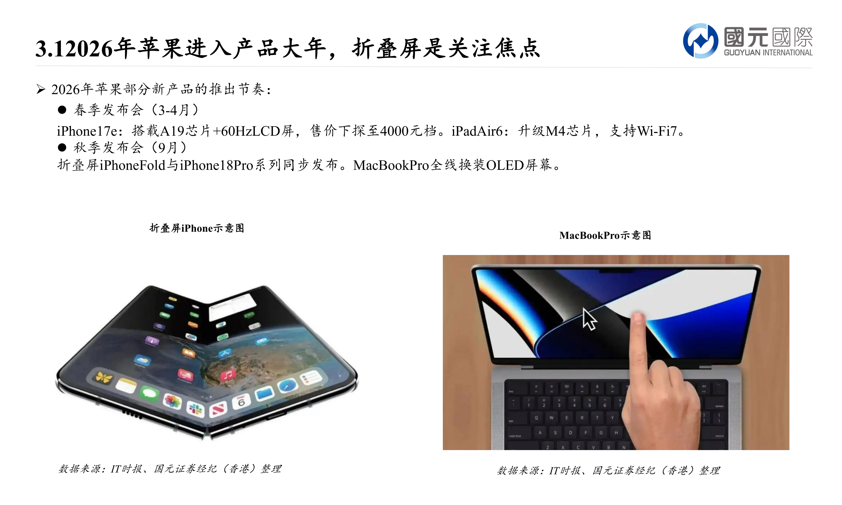 如何了解3.12026年苹果进入产品大年,折叠屏是关注焦点?