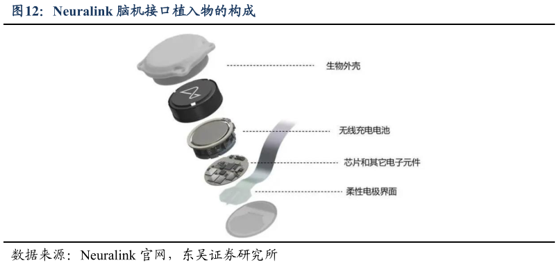 想关注一下Neuralink 脑机接口植入物的构成?