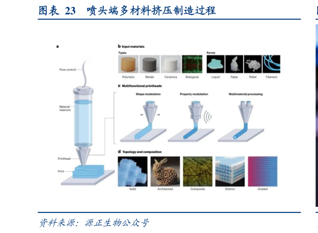 我想了解一下喷头端多材料挤压制造过程