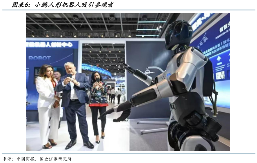 你知道小鹏人形机器人吸引参观者